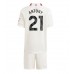 Tanie Strój piłkarski Manchester United Antony #21 Koszulka Trzeciej dla dziecięce 2023-24 Krótkie Rękawy (+ szorty)
